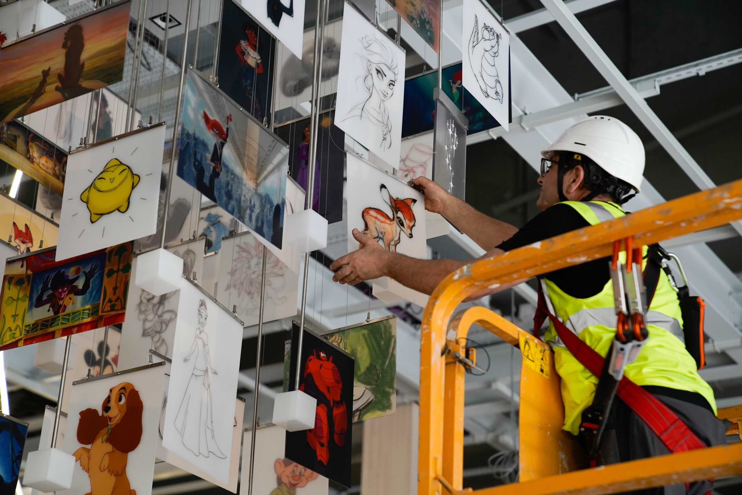 Official source photo for Disney Wonders Reveals How Its Character Chandeliers Took Shape