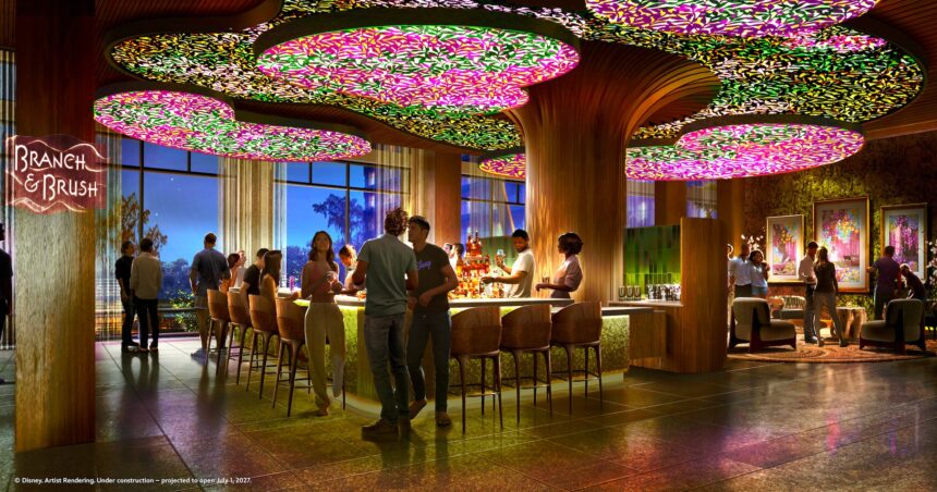 Disney’s Lakeshore Lodge Reveals Branch & Brush Lounge