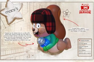 Earl the Squirrel Debuts as Macy’s Parade Balloon November 26