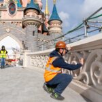 Sleeping Beauty Castle Bridge Gets New Compass Rose